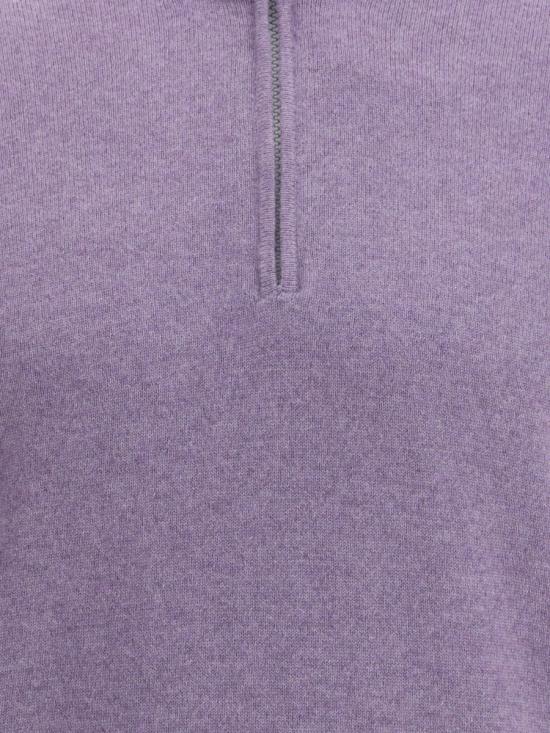 25FW 브루넬로 쿠치넬리 집업 니트 M2200124 CBG82 PURPLE - BRUNELLO CUCINELLI