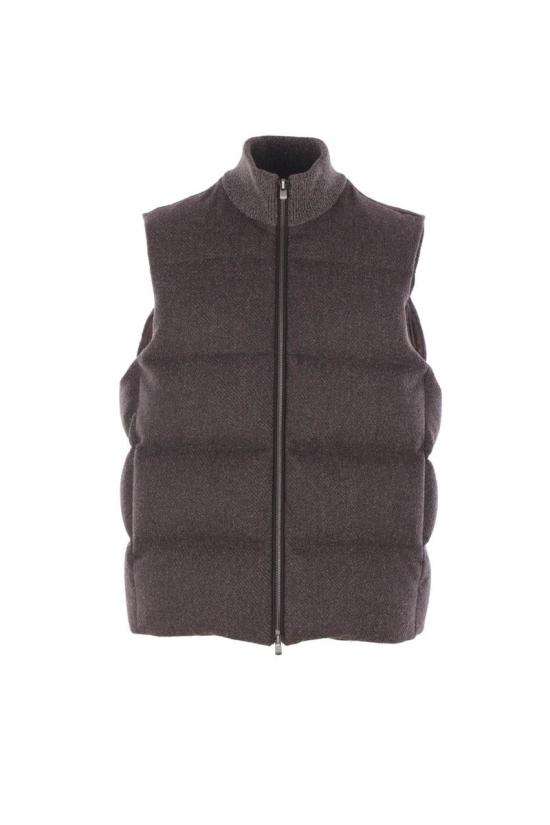 25FW 아뇨나 패딩 조끼 TV10U1XU1151650 BROWN CUMIN