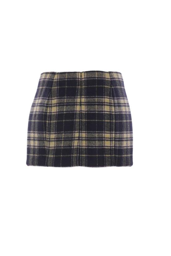 25FW 듀란 랜팅크 스커트 DRFW25SK019951331 BLUE CREAM - DURAN LANTINK