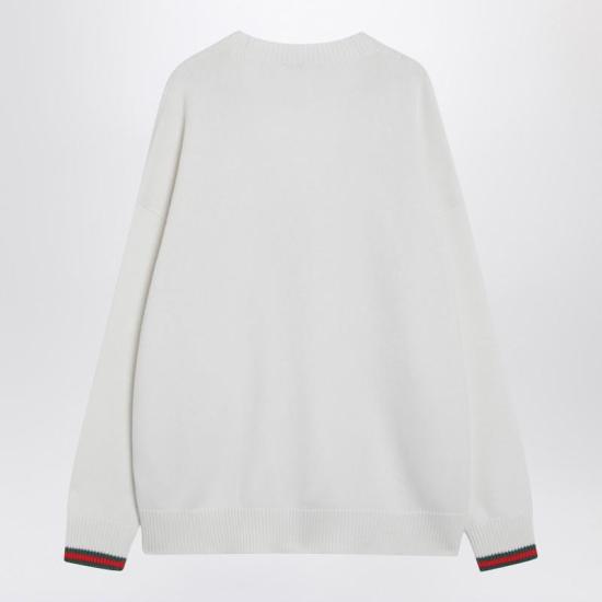 25FW 구찌 브이넥 울 캐시미어 가디건 830815XKE13 R GUC 9304 MULTICOLOR - GUCCI