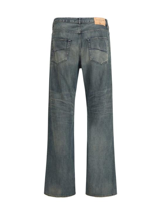 25FW 발렌시아가 릴렉스 핏 팬츠 851351TTW76 3394 BLUE - BALENCIAGA