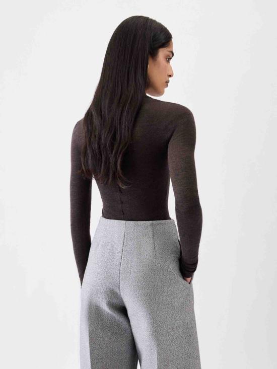 25FW 자크뮈스 스웨터 25HPOW00806AK00145 880DARK BROWN Brown - JACQUEMUS