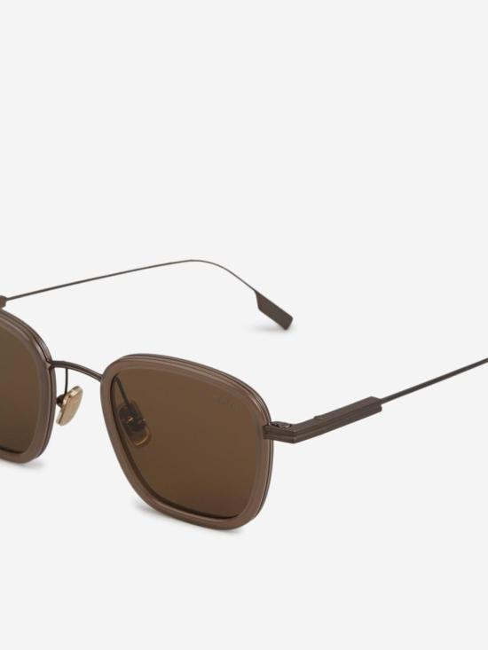 25FW 에르메네질도제냐 안경 EZ027747 51EBrown BROWN - ERMENEGILDO ZEGNA