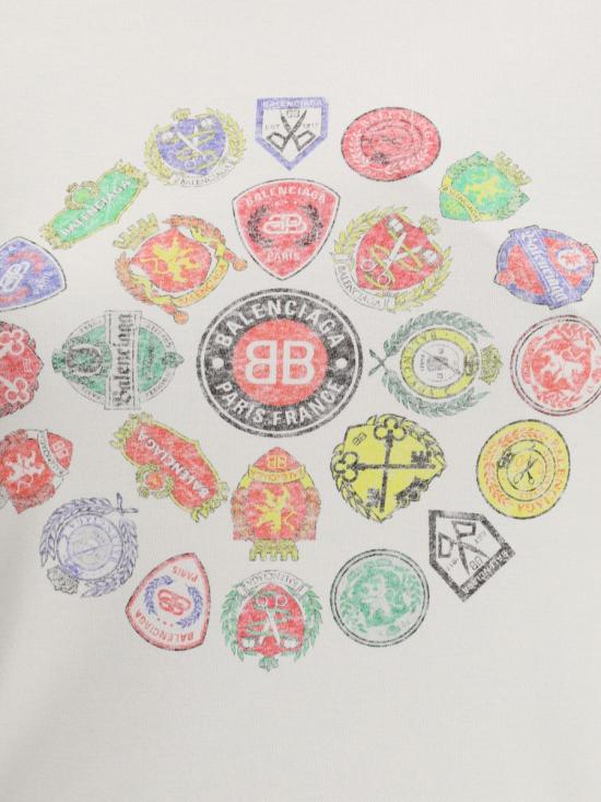 25FW 발렌시아가 반팔 티셔츠 850263TTVH6 9012 WHITE - BALENCIAGA