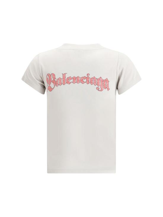 25FW 발렌시아가 반팔 티셔츠 850263TTVH6 9012 WHITE - BALENCIAGA