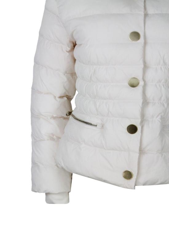 25FW 알마니 숏패딩 XW000653AF15984U1003 WHITE - ARMANI