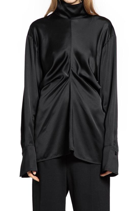 25FW 토템 블라우스 254WRT0618FB0020 001 Black