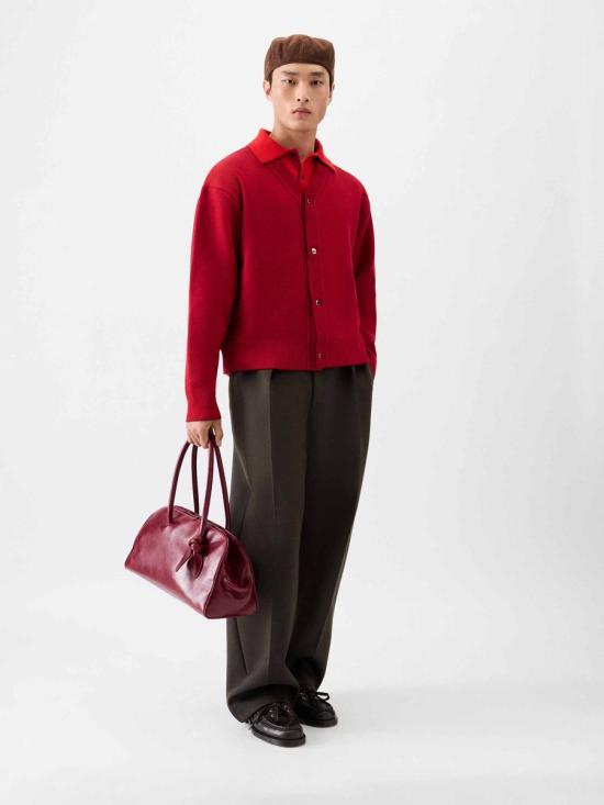 25FW 자크뮈스 가디건 25HCDM00292CK00185 040MULTI RED - JACQUEMUS