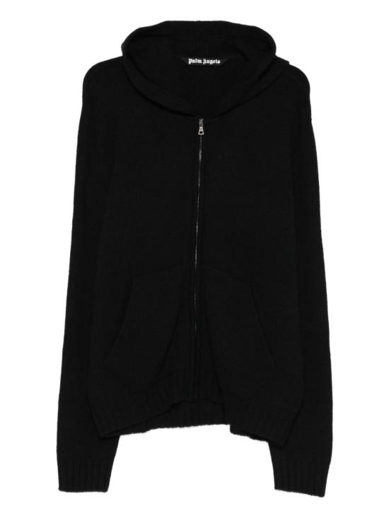 25FW 팜앤젤스 후드 티셔츠 PMHU023F25KNI001 1025 NERO E ROSSO