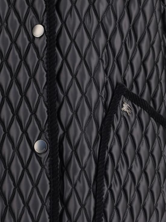 25FW 버버리 FLORISTON 플로리스톤 퀼티드 자켓 8113603 A1189 BLACK - BURBERRY