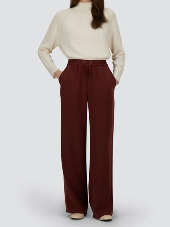 26FW 에르노 스트레이트 팬츠 PT000176D12755 6705 BORDEAUX - HERNO