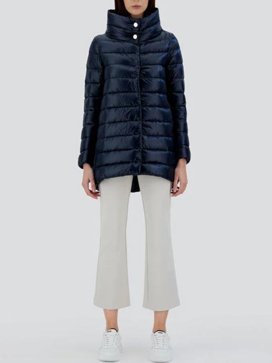 27FW 에르노 아멜리아 A 쉐입 패딩 PI0505DIC12017Z 9200 BLU - HERNO
