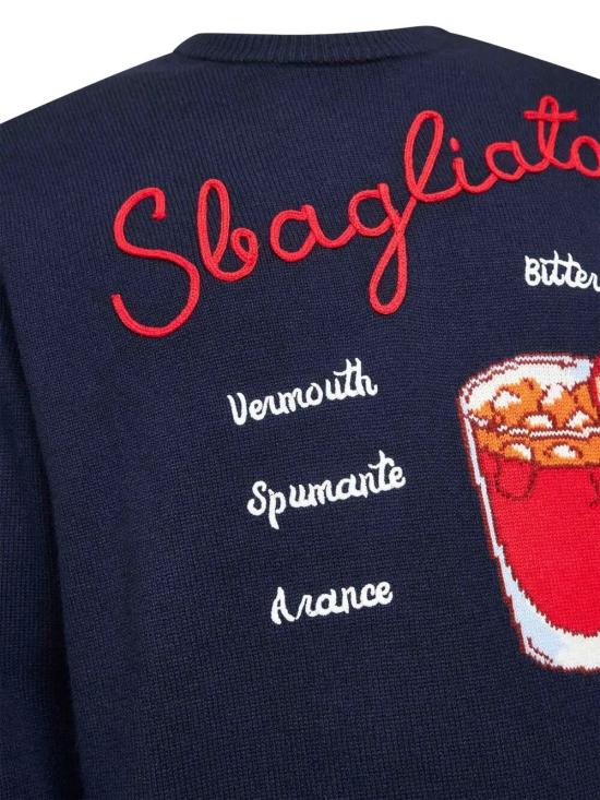 25FW 세인트바쓰 스웨터 HER0001 00322I 61 EMB DRINK SBAGLIATO - MC2 SAINT BARTH