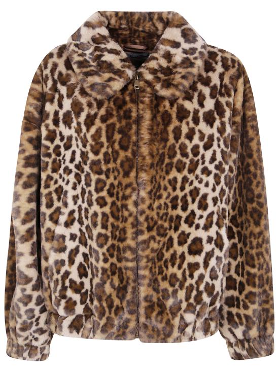 25FW 세인트바쓰 무스탕 AVELINE 00189I 1910 LEOPARDY
