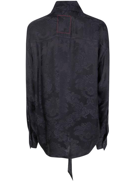 25FW 우마 왕 탑 UW1014 UW900 BLACK - UMA WANG