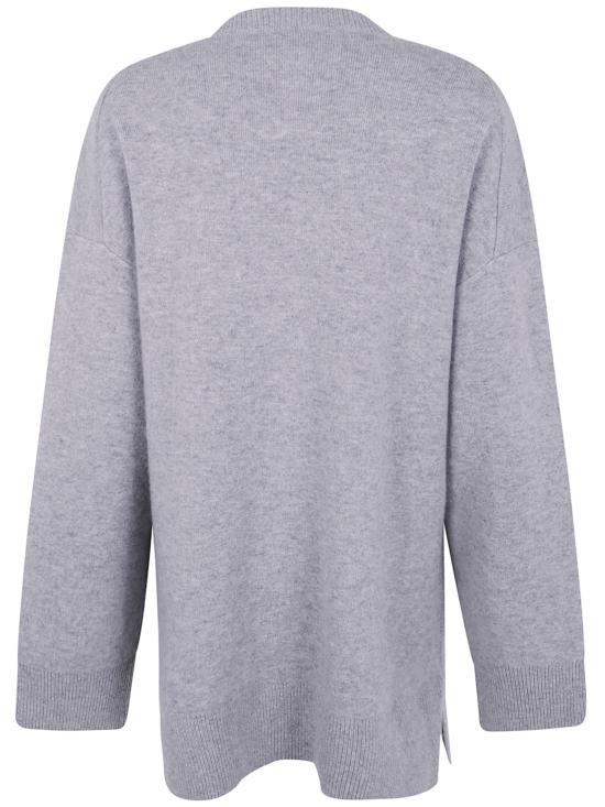 25FW 토템 가디건 254 WRT0572 YA0126 039 PALE GREY MELANGE - TOTEME