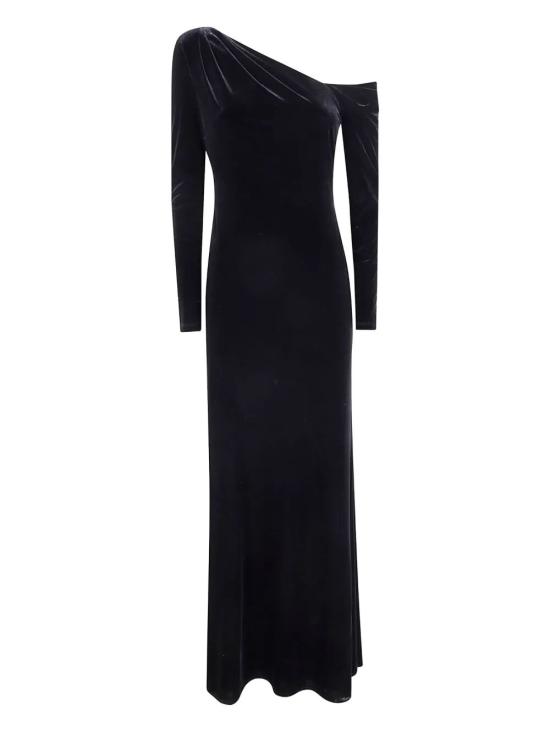 25FW 랄프 로렌 롱 원피스 253979962 001 BLACK VELVET - RALPH LAUREN