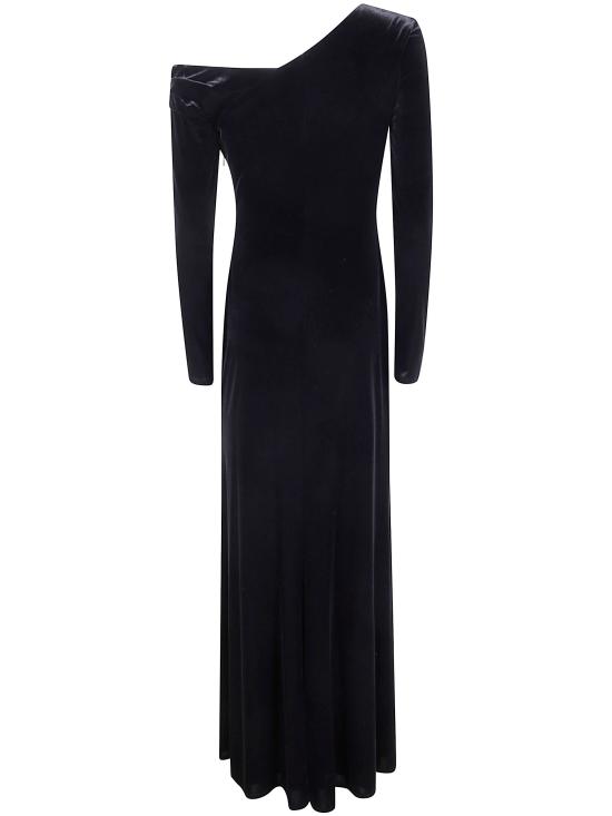 25FW 랄프 로렌 롱 원피스 253979962 001 BLACK VELVET - RALPH LAUREN