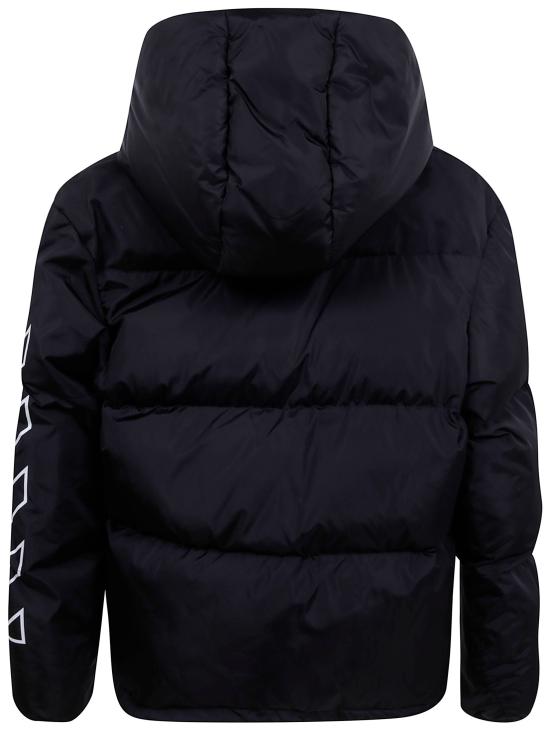 25FW [키즈] 오프화이트 자켓 OBEJ002C99FAB001 1001 BLACK WHITE - OFF WHITE