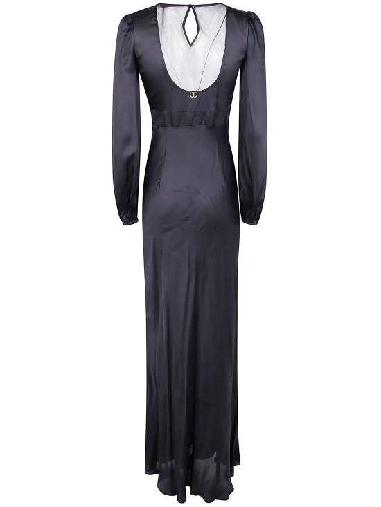 25FW 트윈셋 미디 원피스 252TT2131 00006 BLACK - TWINSET