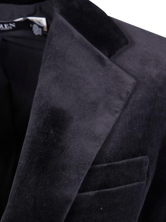 25FW 랄프 로렌 수트 자켓 200979961 001 BLACK VELVET - RALPH LAUREN