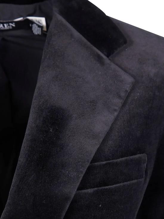 25FW 랄프 로렌 수트 자켓 200979961 001 BLACK VELVET - RALPH LAUREN