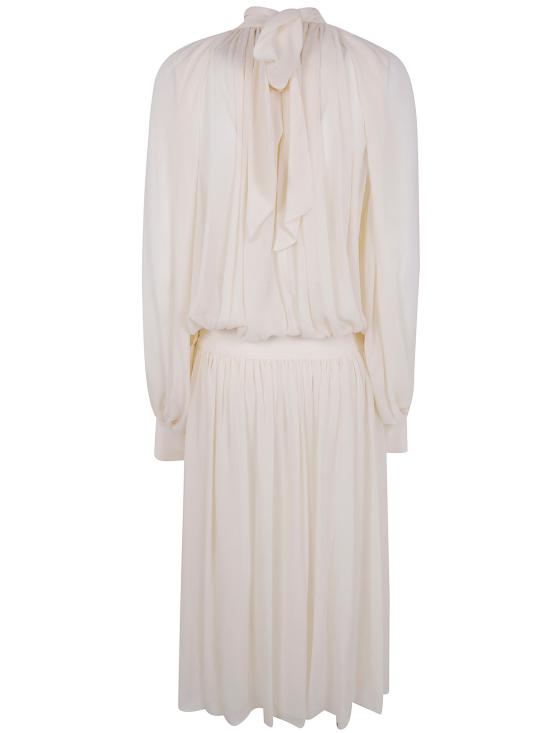 25FW 세미쿠튀르 미디 원피스 S5WU11 A132 CHALK - SEMI-COUTURE