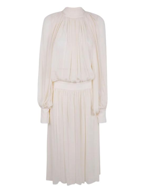 25FW 세미쿠튀르 미디 원피스 S5WU11 A132 CHALK - SEMI-COUTURE
