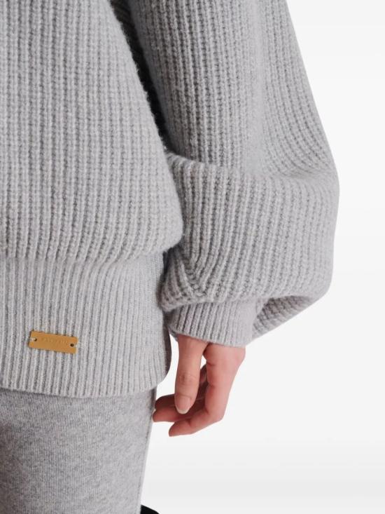 25FW 발망 터틀넥 FF0KG025KJ22 9UB INK GREY - BALMAIN