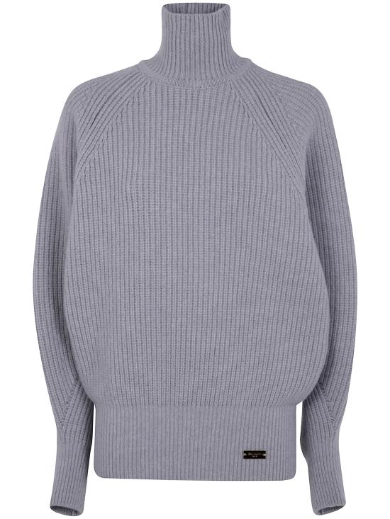 25FW 발망 터틀넥 FF0KG025KJ22 9UB INK GREY - BALMAIN