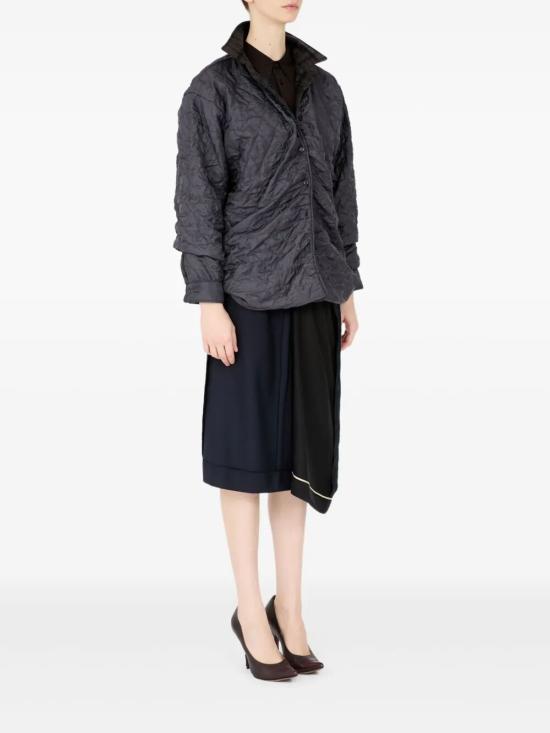 25FW 마르지엘라 퀼티드 셔츠 자켓 S51DT0024 MTN117 860 ANTHRACITE BROWN CHECK - MAISON MARGIELA