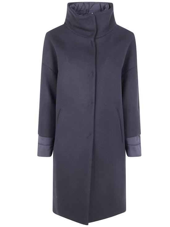 25FW 에르노 하이넥 퀼티드 롱 자켓 GC000520D 33344 9300 BLACK