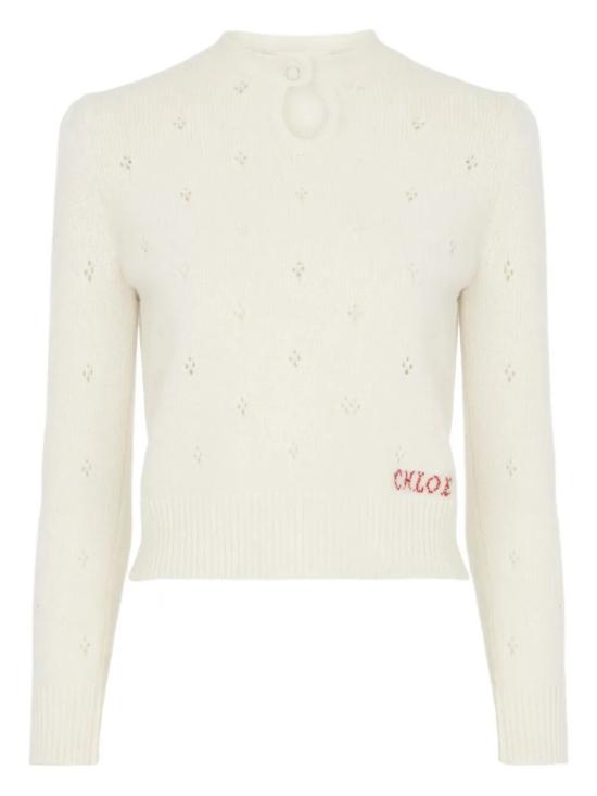 25FW 끌로에 스웨터 CH25WMP08590 107 ICONIC MILK