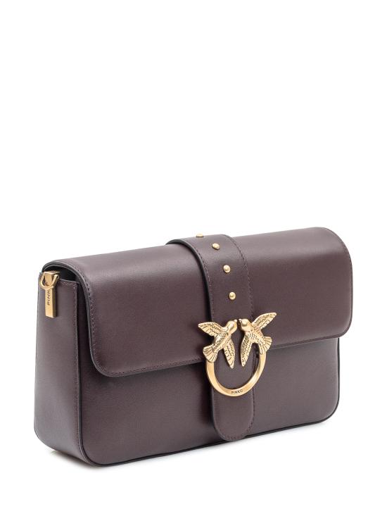 25FW 핑코 숄더백 105823A0QO LA7Q ROSSO MOGANO GOLD - PINKO