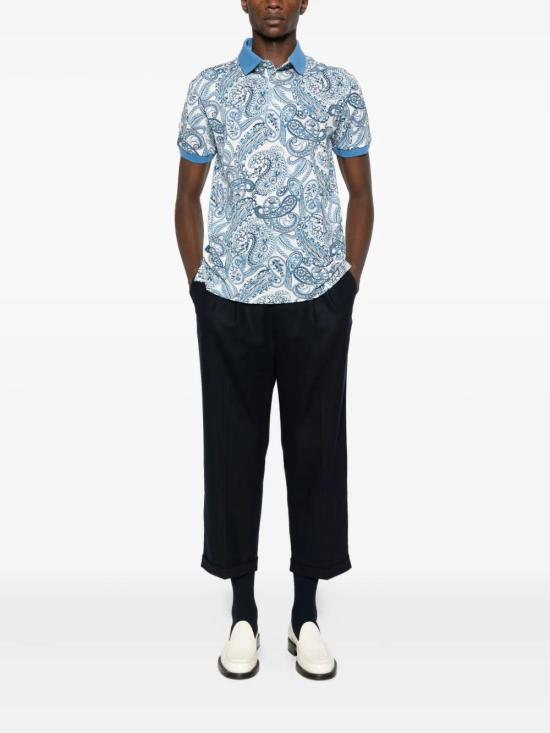 25FW 에트로 폴로 티셔츠 MRMD0004AKC24 X0800 - ETRO