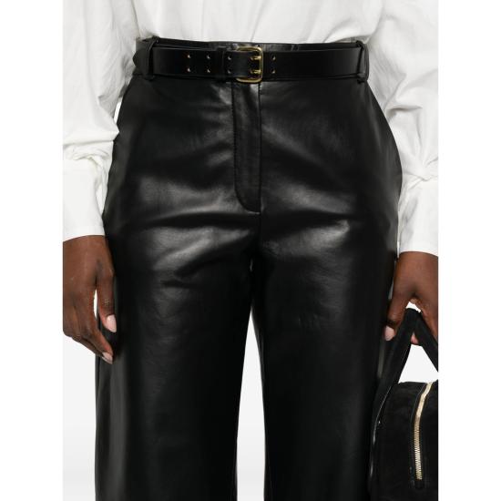 25FW 안토넬리 피렌체 가죽 팬츠 P8085 PERLAGE 999 BLACK - ANTONELLI FIRENZE