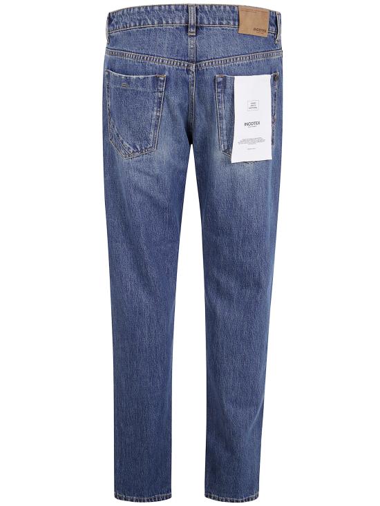 25FW 인코텍스 데님 팬츠 R0006L 2616A W01A MEDIUM BLACK WASH - INCOTEX