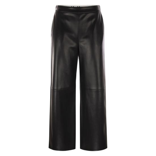 25FW 에스막스마라 스트레이트 팬츠 2529786023600 BLACK