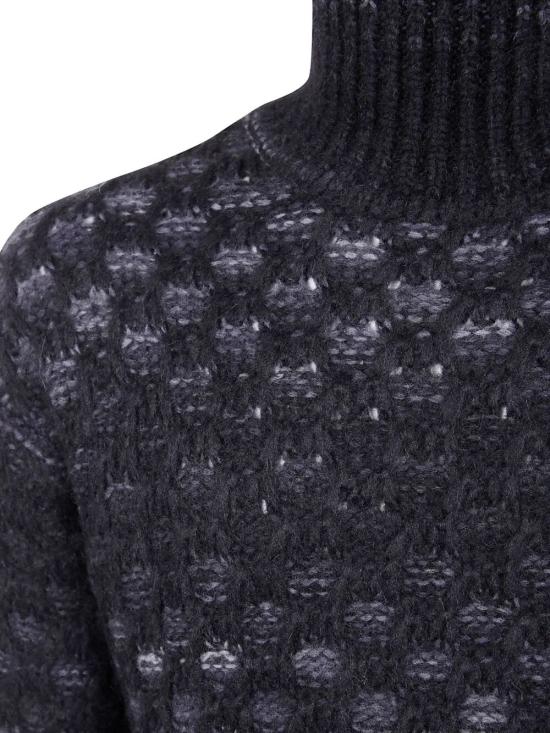 25FW 누어 터틀넥 253M46006 M4609 BLACK GREY - NUUR