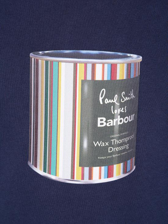 25FW 바버 X 폴스미스 반팔 티셔츠 MTS1526 MTS NY91 CHAMPIONS BLUE - BARBOUR X PAUL SMITH