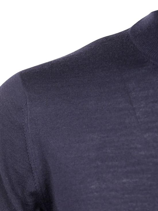 25FW 필리포 드 로렌티스 터틀넥 LU1ML RM16R 097 890 NAVY - FILIPPO DE LAURENTIIS