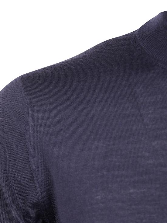 25FW 필리포 드 로렌티스 터틀넥 LU1ML RM16R 097 890 NAVY - FILIPPO DE LAURENTIIS