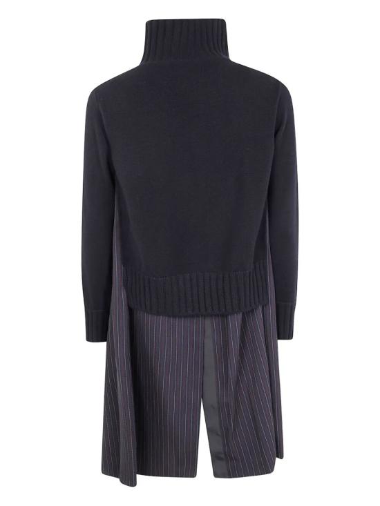 25FW 사카이 코트 25 08123 001 BLACK - SACAI