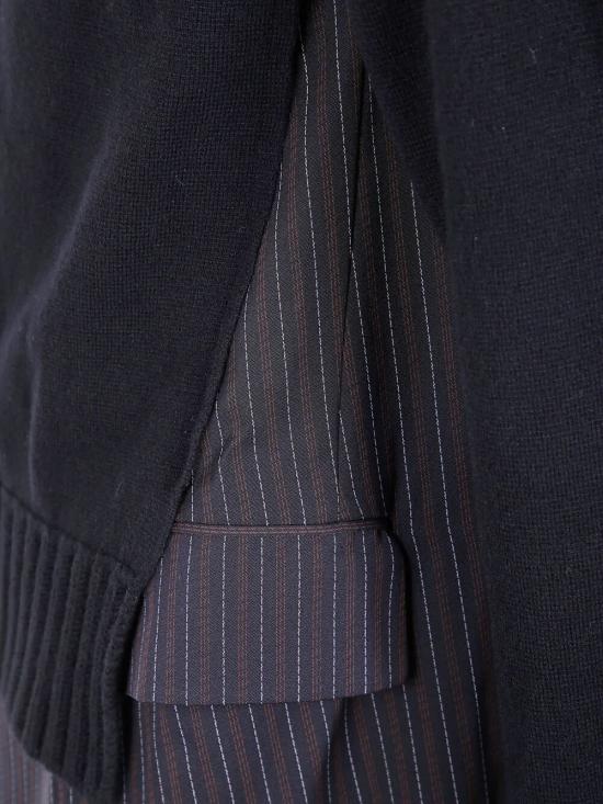 25FW 사카이 코트 25 08123 001 BLACK - SACAI