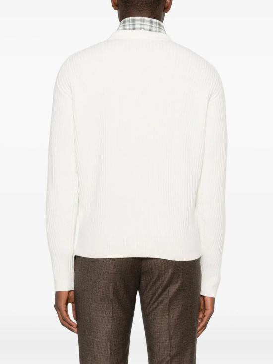 25FW 메종키츠네 스웨터 PM00811KT1149 P700 ECRU - MAISON KITSUNE