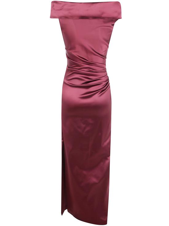 25FW 막스마라 롱 원피스 2521226044600 009 BERRY - MAX MARA
