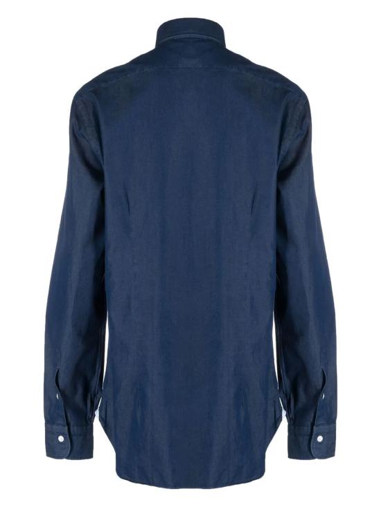 25FW 발바 긴팔 셔츠 LIU13P01PZ0998U 0001 DARK DENIM - BARBA