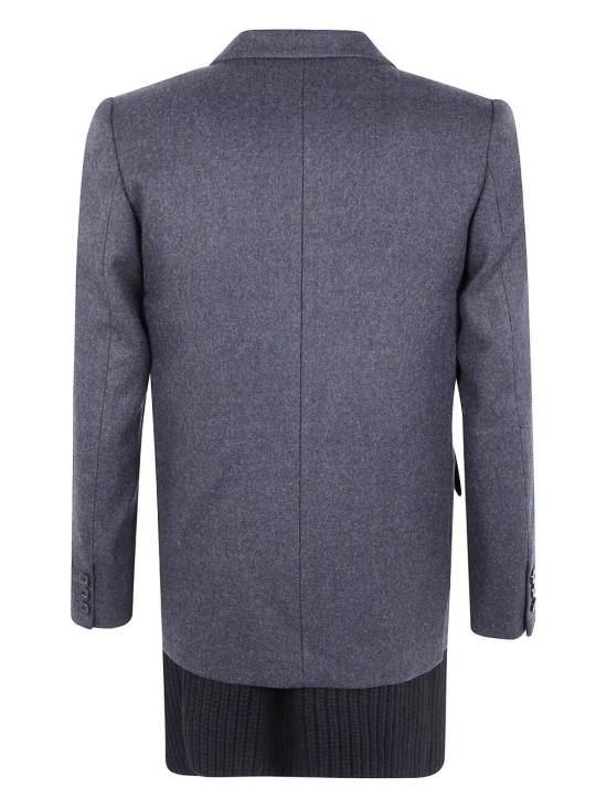 25FW 사카이 수트 자켓 25 08206 327 GREY BLACK - SACAI