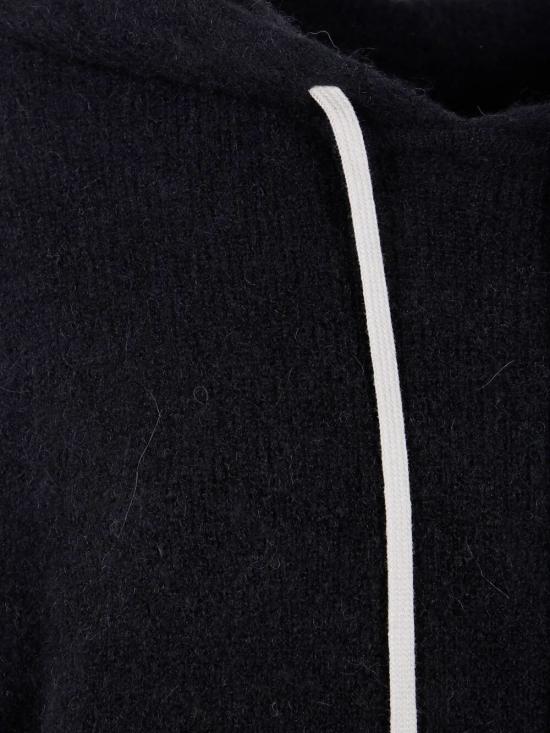 25FW 릭 오웬스 후드 티셔츠 RO02E4660 KWP 09 BLACK - RICK OWENS