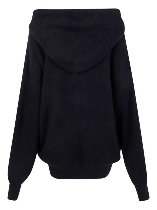 25FW 릭 오웬스 후드 티셔츠 RO02E4660 KWP 09 BLACK - RICK OWENS